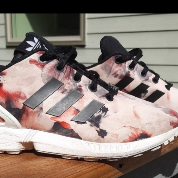 Adidas ZX FLUX K (Pink Flowers) - Picture 2 of 8